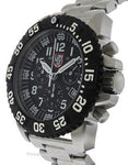 Luminox Mens Navy Seal Steel Colormark Chronograph - Black Dial and Stainless - 3182A