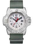 Luminox Navy Seal Steel Mens - Stainless Steel - Date - Grey Webbing Strap -200 - 3257