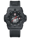 Luminox Mens Navy Seal Trident - Spartan - Blackout - Rubber Strap - 200m - Date - 3501.SPAR_3eb17560-e2ab-4d29-b34a-7b6e676f9418