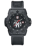 Luminox Mens Navy Seal Trident - Spartan - Blackout - Rubber Strap - 200m - Date - 3501.SPAR_3eb17560-e2ab-4d29-b34a-7b6e676f9418