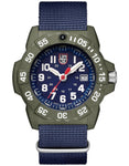 Luminox Navy Seal Mens - Green - Blue Webbing Strap - Date - 200M - 3503.ND