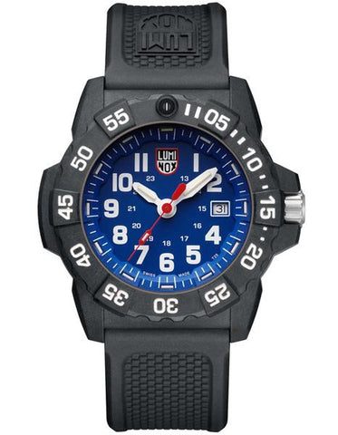 Luminox Mens Navy Seal Trident - Blue Dial - Carbon Case - 200m - Date - 3503