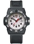 Luminox Mens Navy Seal Trident Watch - White Dial - Carbon Case - 200m - Date - 3507