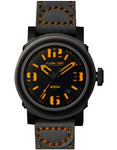 Lum-Tec Mens Abyss Automatic - Black Dial & Strap - Orange Accents - Date - 400m - 400M-4_7e3e21b6-31cd-4211-997a-48c16499f3c5