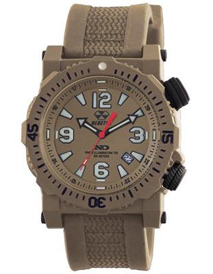 Reactor Titan Flat Dark Earth - Nitromid Polymer Case - Nylon / Silicone Band - 43821