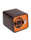 WOLF Windsor Single Winder - Brown Pebble Leather & Orange - Module 2.5 Winder - 4524-06_e86b6804-63b3-4d06-8560-9c088e9ce88d