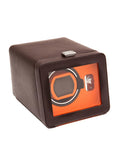 WOLF Windsor Single Winder with Cover - Brown & Orange - Module 2.5 Winder - 4525-06_3283d42b-8a9f-4f8e-943e-1e737c725b16