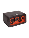 WOLF Windsor Double Watch Winder with Cover - Brown & Orange - Module 2.5 - 4526-06_b7147c6f-d38d-4ace-a9bb-afc71d6fb233