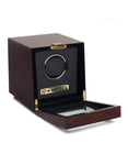 Wolf Designs Savoy 2.7 Burlwood Single Watch Winder - Back-Lit LCD Display - 4544-10A_ee11ac77-940d-4fc7-9d0c-a59c6a0e8a33