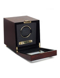 Wolf Designs Savoy 2.7 Burlwood Single Watch Winder - Back-Lit LCD Display - 4544-10A_ee11ac77-940d-4fc7-9d0c-a59c6a0e8a33