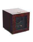 Wolf Designs Savoy 2.7 Burlwood Single Watch Winder - Back-Lit LCD Display - 4544-10_58fa0ba6-cc86-4681-a8c4-dbcc9993c27f