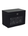 Wolf Designs Savoy 2.7 Piano Black Double Watch Winder with Storage - 4546-70_7bb9966e-0a12-42d5-99cc-01019b64e89c