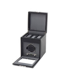 Wolf Designs Viceroy Module 2.7 - Single Winder with Cover and Storage - Black - 4561-02A_33448dd6-0d1b-418f-a435-702506bd1ca4