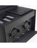 Wolf Designs Viceroy Module 2.7 - Double Watch Winder with Storage - Black - 4562-02C_6c2c2b81-481d-434c-854a-2dff0b5caa4e