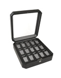 Wolf Designs 15 Watch Box - Black Pebble Finish - 4585-029A_0b70b9fc-e2b7-4a19-814e-9ba74121b8e3