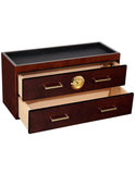 WOLF Meridian Humidor with Two Drawers - Burlwood - Up to 68 Cigar Capacity - 4600-10A_f5aa29af-a5ee-43fd-9eb3-02e7405f1279