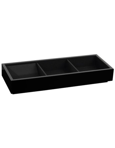 WOLF Meridian Valet Top Tray - Black - Stackable - 3 Compartments - 4602-70_e33912bc-49ea-42c0-95dd-49c04d4945a0