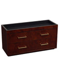 WOLF Meridian Two Drawer Valet&#44; Charging Station & Pen Box - Burlwood - 4603-10_7f46657c-eb92-493a-9aef-0b4162d0b153