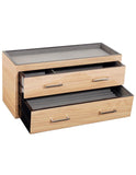 WOLF Meridian Two Drawer Valet&#44; Charging Station & Pen Box - Blonde - 4603-28A_3c202a08-0124-4fd5-a326-7a55f0efd63c