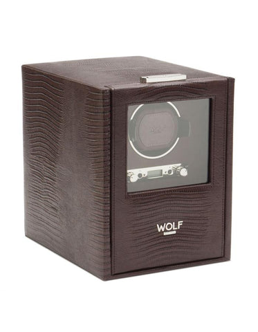 WOLF Blake Single Winder with Storage - Brown Lizard - Module 2.7 - 4606-95_1a03ce2b-7d32-4fb5-a92b-85a34ff8fba8