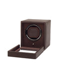 WOLF Single Cub Winder with Cover - Brown Pebble Leather - Module 1.8 Winder - 4611-06A_322068c6-4b69-4cdd-8181-93c37402412e