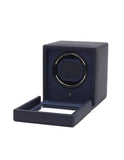 WOLF Single Cub Winder with Cover - Navy Pebble Leather - Module 1.8 Winder - 4611-17A_33eb05b5-b282-4735-8807-d07f22fd74ed