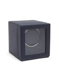 WOLF Single Cub Winder with Cover - Navy Pebble Leather - Module 1.8 Winder - 4611-17_e128a5ad-2a0e-4152-848c-2174149c92be