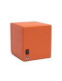 WOLF Single Cub Winder with Cover - Orange Saffiano Leather - Module 1.8 Winder - 4611-39B_fd1da8d5-2445-41f7-b18f-1ea4704aa1a3