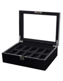 WOLF Savoy 10 Piece Watch Box with Key - Black - 4616-70A_d47e58a0-ae36-47a6-96d6-48a946479e7b