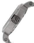 Reactor Fermi Mens Day/Date Watch - Matte White Dial - Stainless Steel Bracelet - 48005B