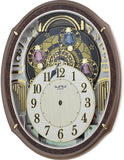 Rhythm Harmony Blessings Musical Motion Wall Clock- Swarovski - 30 Melodies - 4MH423WR23B