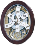 Rhythm Grand Anthology Musical Motion Wall Clock- Swarovski - 30 Melodies - 4MH425WU06A_c30e45e6-1636-4b09-b7da-615c8cdbbc9c