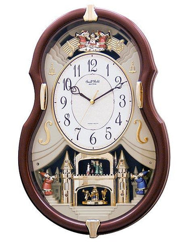 Rhythm Viola Entertainer II Musical Clock - 30 Song Selections - Castle Theme - 4MH829_792539ef-20cb-4ac6-9d6e-863ae5e80a9d