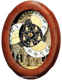 Rhythm Joyful Nostalgia Oak Magic Motion Wall Clock - Wood Case with Oak Finish - 4MH852A_367bf0a2-2d2f-47a4-9f08-c3eb0de87960