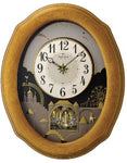 Rhythm Timecracker Golden Oak II Magic Motion Wall Clock with Oak Wood Case - 4MH863_f2391e71-d408-4153-a9c3-792cf9c57e88