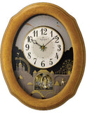 Rhythm Timecracker Golden Oak II Magic Motion Wall Clock with Oak Wood Case - 4MH863_f2391e71-d408-4153-a9c3-792cf9c57e88