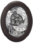 Rhythm Nostalgia Espresso Musical Wall Clock - Swarovski - 30 Melodies - 4MH871WU06A_705e0053-256f-4d2b-8f93-19edf8b9d336