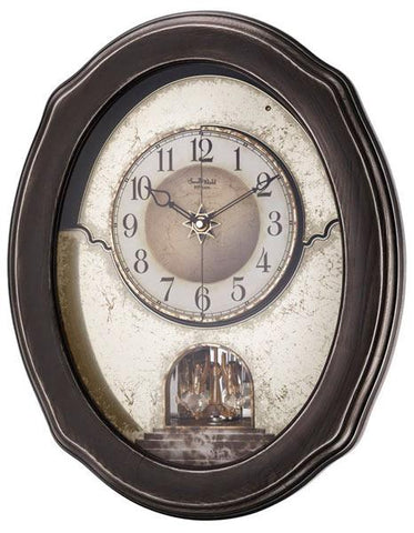 Rhythm Timecracker Vintage Magic Motion Wall Clock with Rustic Wood Frame - 4MH875