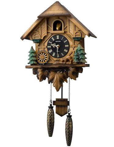 Rhythm Aleman Cuckoo Clock - Black Forest - Music Box - Pendulum - 4MJ423_a4290cf1-3468-441e-9970-cca5008241fc