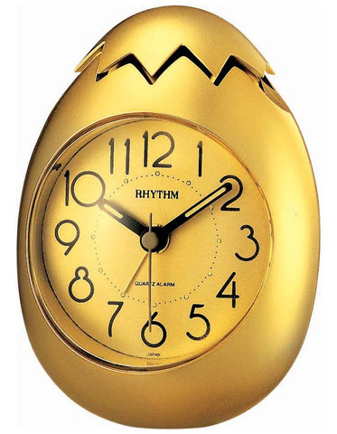 Rhythm Golden Egg Alarm Clock - 4RE886NR18_8c9ab703-0b5d-442b-9a51-7abe28d5947e