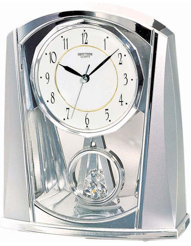 Rhythm Silver Swing Motion Clock - 4RP772WT19_bcd3e333-92c3-47ab-bf85-62a073ef81b4