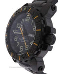 Reactor Mens Trident 2 - Black Steel - Yellow Accents - NeverDark - 200m - 50507A