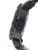 Reactor Mens Trident 2 - Black Steel - Yellow Accents - NeverDark - 200m - 50507B