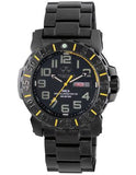 Reactor Mens Trident 2 - Black Steel - Yellow Accents - NeverDark - 200m - 50507