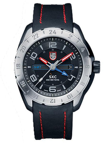 Luminox Mens XCOR Aerospace Steel GMT - Stainless Steel Case - Date - 200m - 5127_9ca208bd-19c5-4bd3-90ef-473f46754ea5