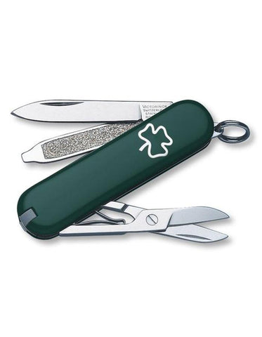 Victorinox Swiss Army Classic SD Pocket Knife - Shamrock - Green -7 Tools - 53014