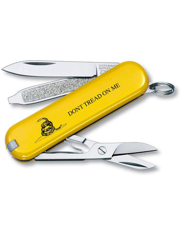 Victorinox Swiss Army Classic SD Pocket Knife - Gadsden Flag - 7 Tools - 53076