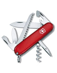 Victorinox Swiss Army Camper Knife - Red - 12 Tools - Wood Saw - Key Ring - 53301