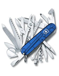 Victorinox Swiss Army Swiss Champ Pocket Knife - Sapphire Blue - 33 Tools - 91mm - 53507