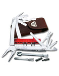 Victorinox Swiss Army Spirit Plus Ratchet - Multi-Tool Set - Leather Pouch - 53806